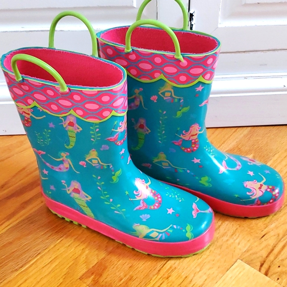 Stephen Joseph Mermaid Rain Boots